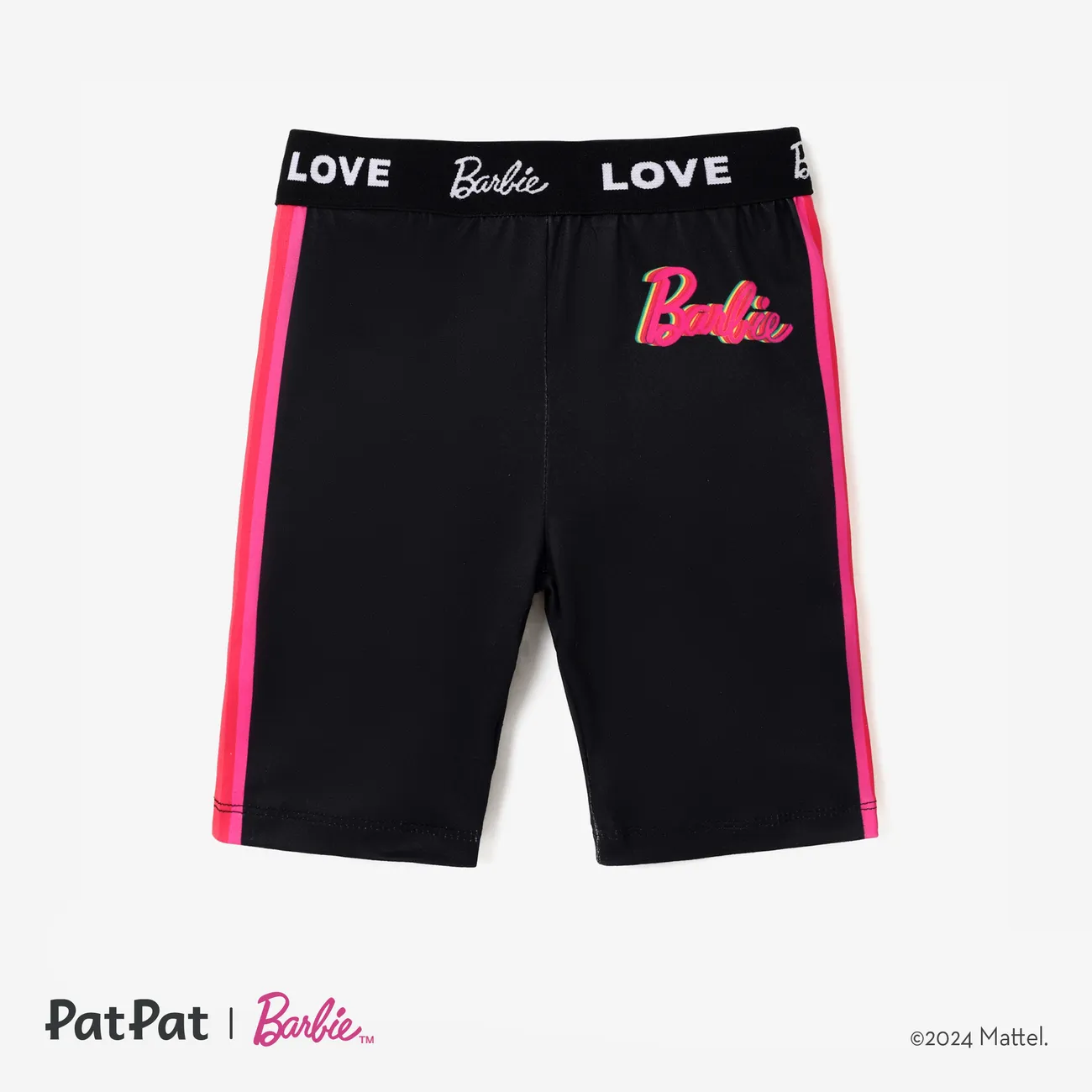 Barbie Chica Trenza Deportivo Pantalones casuales / pantalones deportivos / pantalones harén Negro big image 1