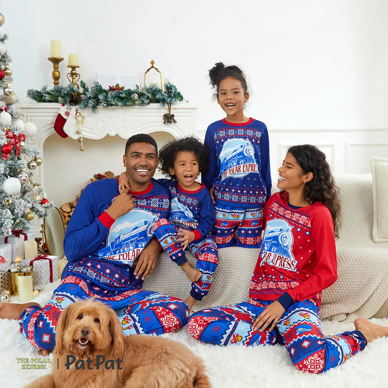 The Polar Express Navidad Looks familiares Manga larga Conjuntos combinados para familia Pijamas (Flame Resistant) Multicolor big image 1
