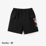 PAW Patrol 1pc Toddler Boys Rainbow Striped Tank Top/T-shirt/Shorts
 Black