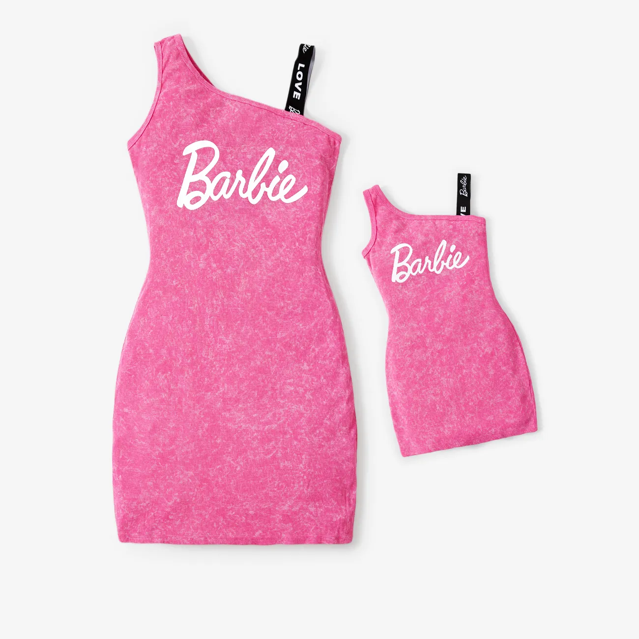 Barbie Manches courtes Robes Maman Et Moi roseo big image 1