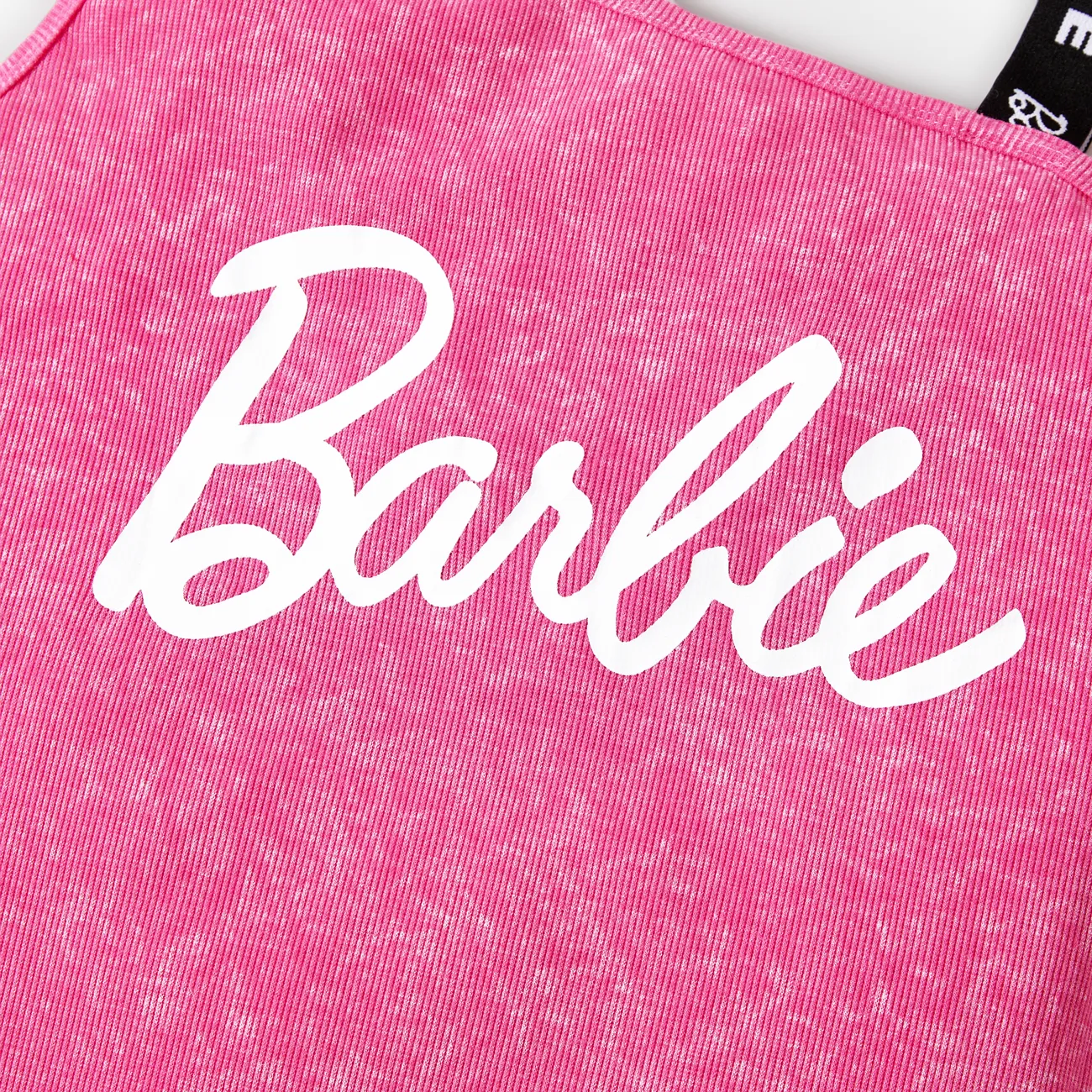Barbie Fête des Mères Manches courtes Robes Maman Et Moi roseo big image 1