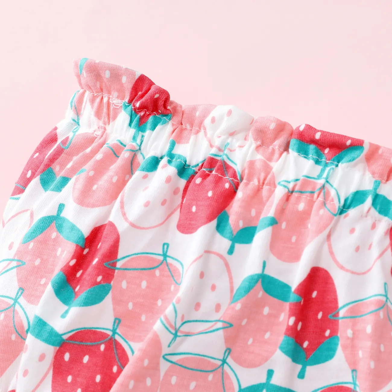 مجموعة ملابس داخلية فراولة طفولية ، 1 قطعة ، قطن ، للأطفال بنات متعدد الألوان big image 1