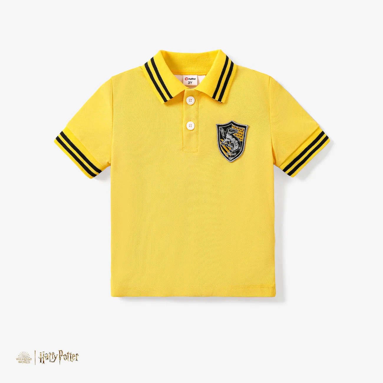 Harry Potter Toddler/Kid Boy Chess Grid pattern Preppy style Polo Shirt