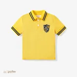 Harry Potter Toddler/Kid Boy 1pc Chess Grid pattern Preppy style Polo Shirt or Shorts
 Yellow