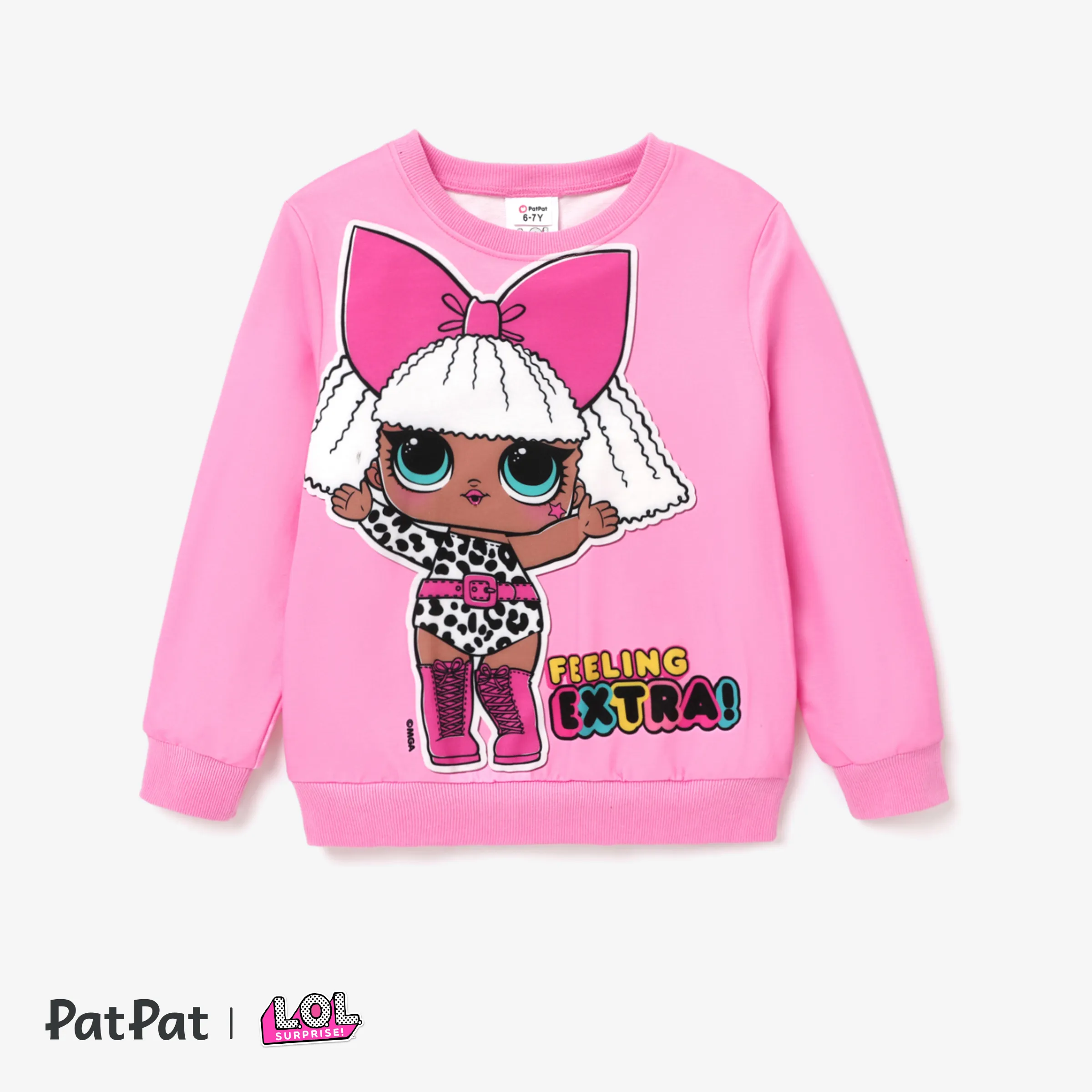 Mdr. Surprendre! Enfant Fille Lettre Caractères Imprimer Pull Sweat