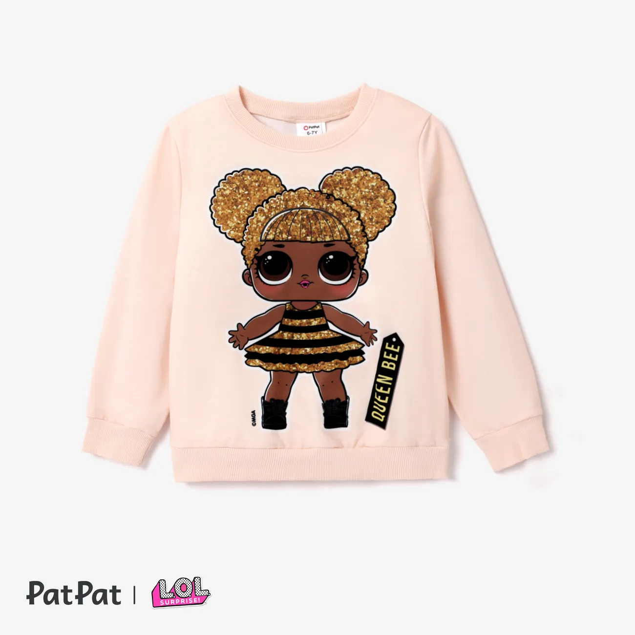 LOL Surprise Kinder Mädchen Figur Pullover Sweatshirts Aprikose big image 1