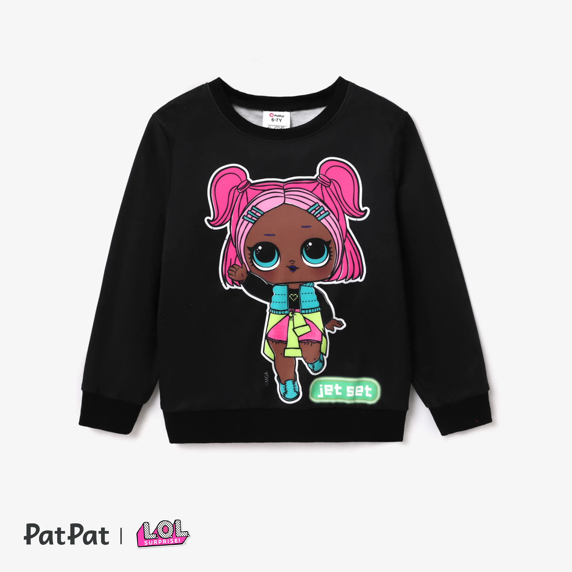 Mdr. Surprendre! Enfant Fille Lettre Caractères Imprimer Pull Sweat