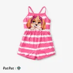 PAW Patrol 1pc Toddler Girls Character Print Striped Romper
 Roseo