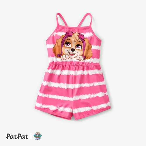 Pat' Patrouille 1pc Toddler Girls Personnage Barboteuse Rayée
