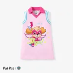 PAW Patrol 1pc Toddler Girls Polo Collared Character Checked Dress
 Roseo
