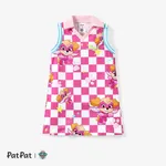 PAW Patrol 1pc Toddler Girls Polo Collared Character Checked Dress
 PinkyWhite