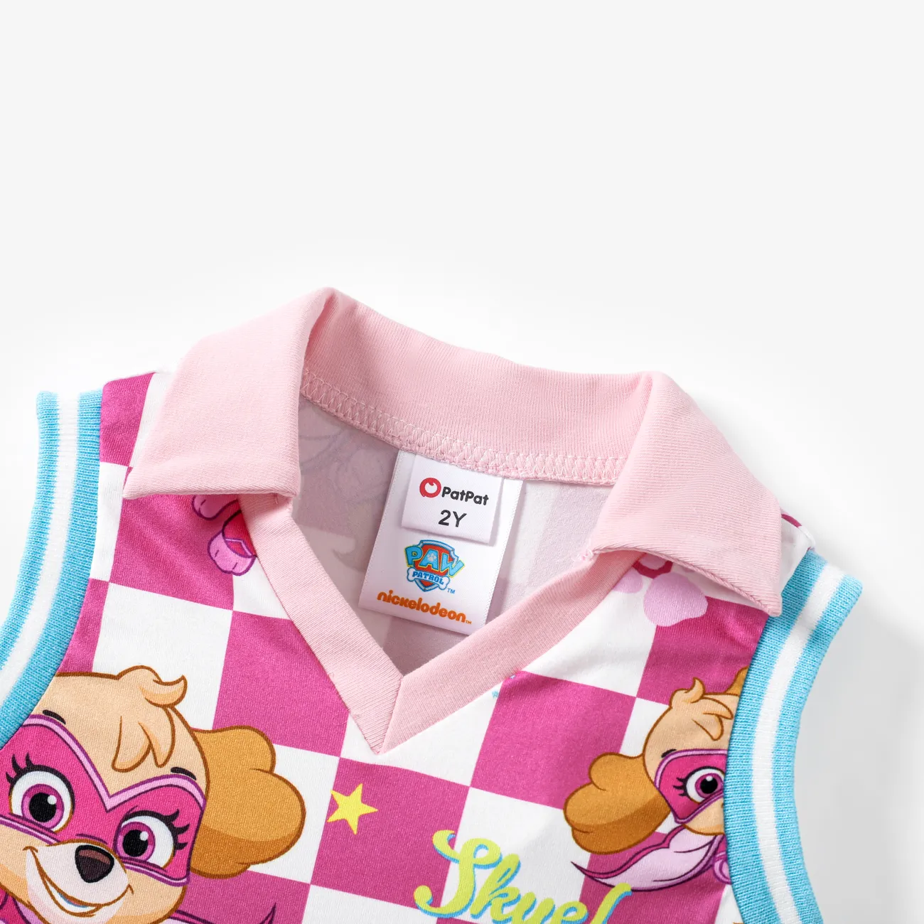 Helfer auf vier Pfoten Ostern Kleinkinder Mädchen Revers Kindlich Kleider pinkywhite big image 1