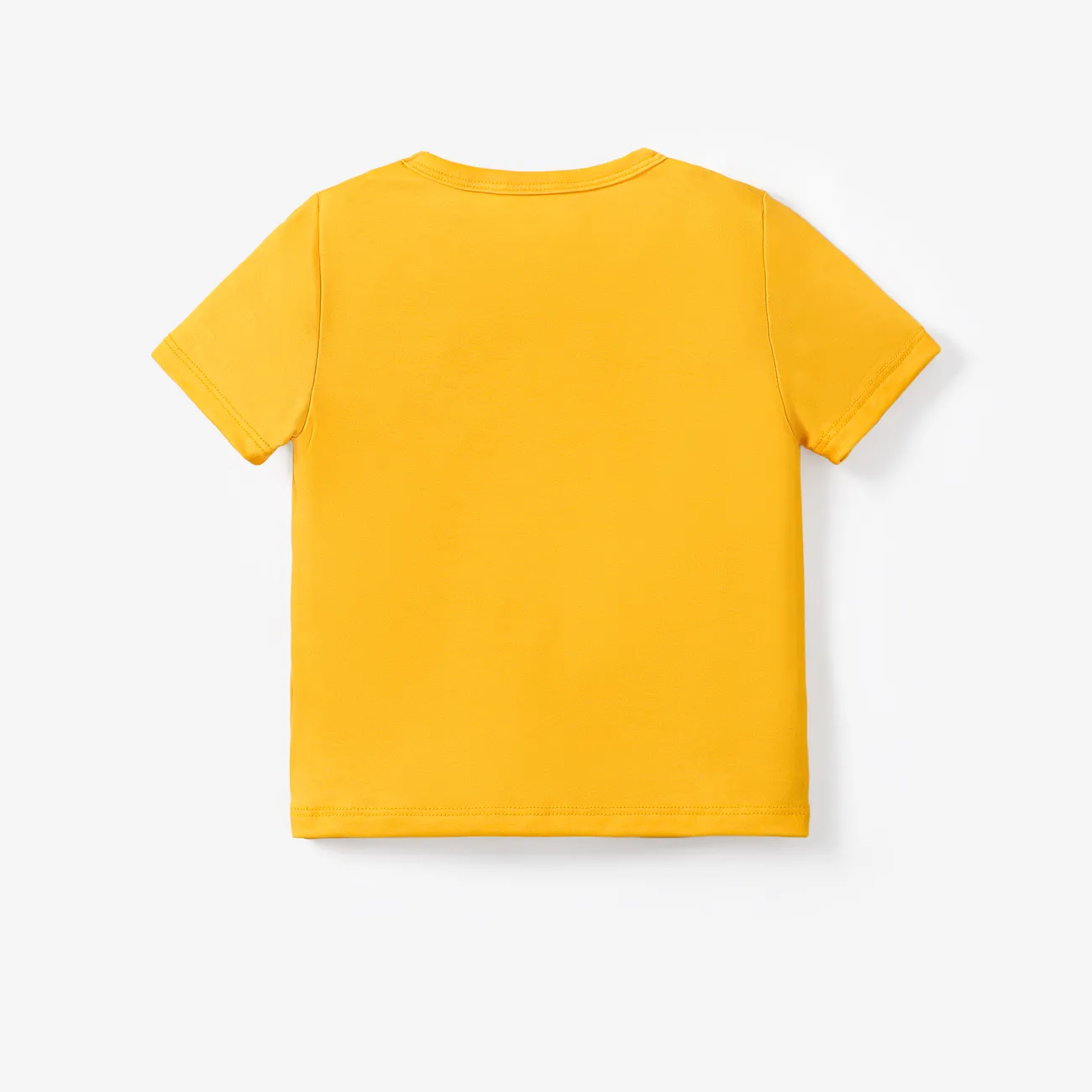 El Rey León de Disney Niño pequeño Unisex Infantil Manga corta Camiseta Amarillo big image 1