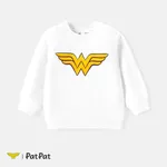 Justice League Toddler Boy/Girl Cotton Pullover Sweatshirt White