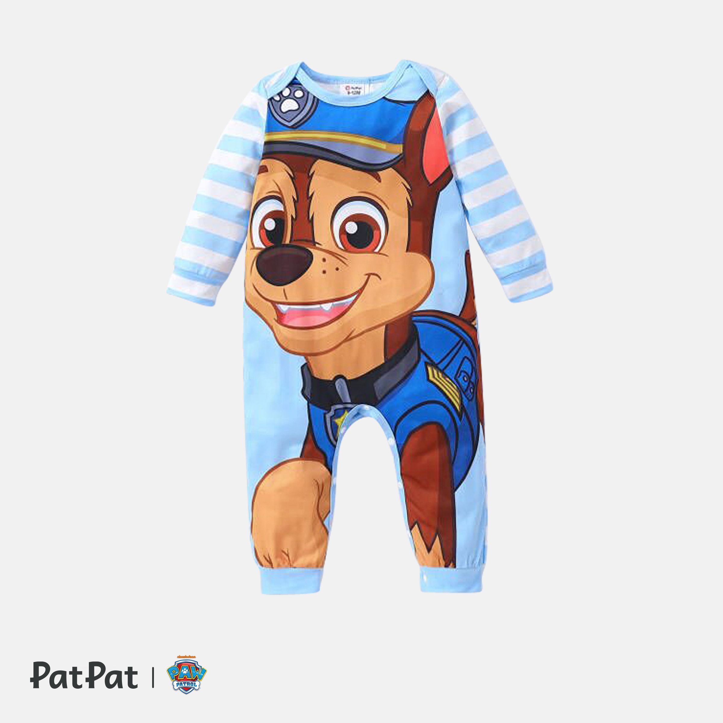 

PAW Patrol Little Girl/Boy Colorblock Striped Long-sleeve Naia™ Jumpsuit