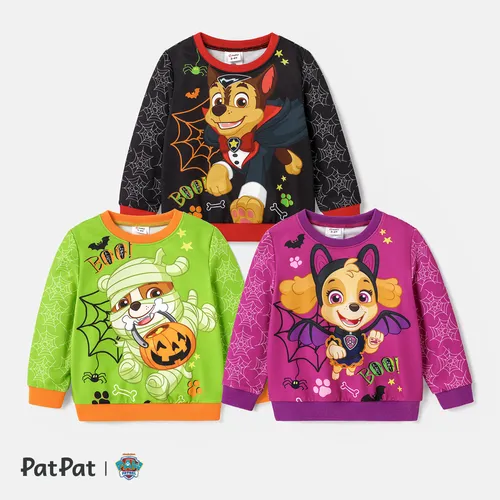 PAW Patrol Halloween Toddler Girl/Boy Character Print Long-sleeve Pullover Sweatshirt 