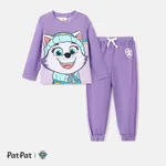 PAW Patrol Toddler Boy/Girl 2-Piece Cartoon Print Top and Pants Set Purple