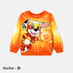 PAW Patrol Toddler Girl/Boy Character Print Pattern Long-sleeve Sweatshirt Orange