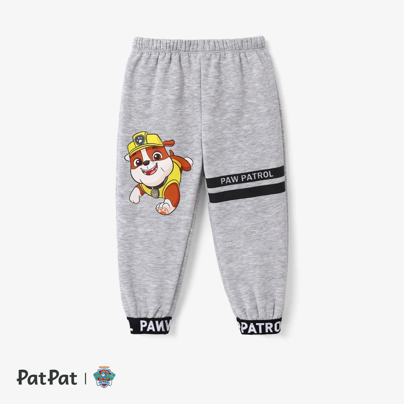 PAW Patrol Niños / Niñas Pequeños Letra Creativa Pie Pantalones Deportivos Casuales  Gris big image 1