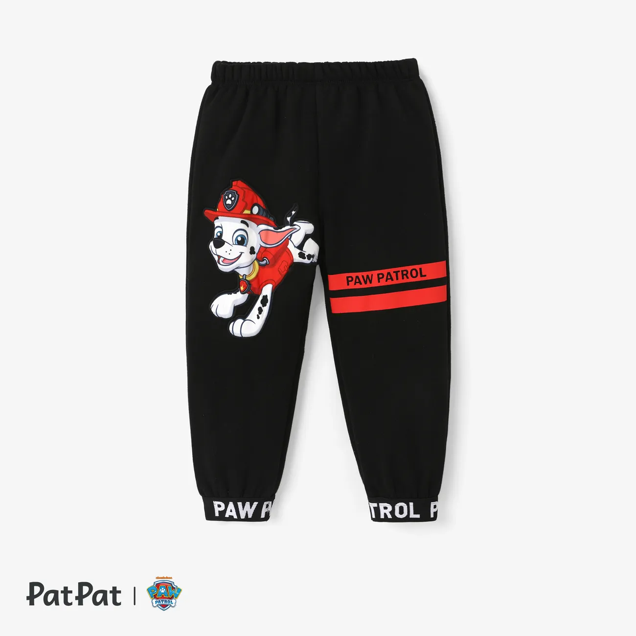 PAW Patrol Toddler Boys/Girls Creative Letter Foot Casual Sports Pants  Black big image 1