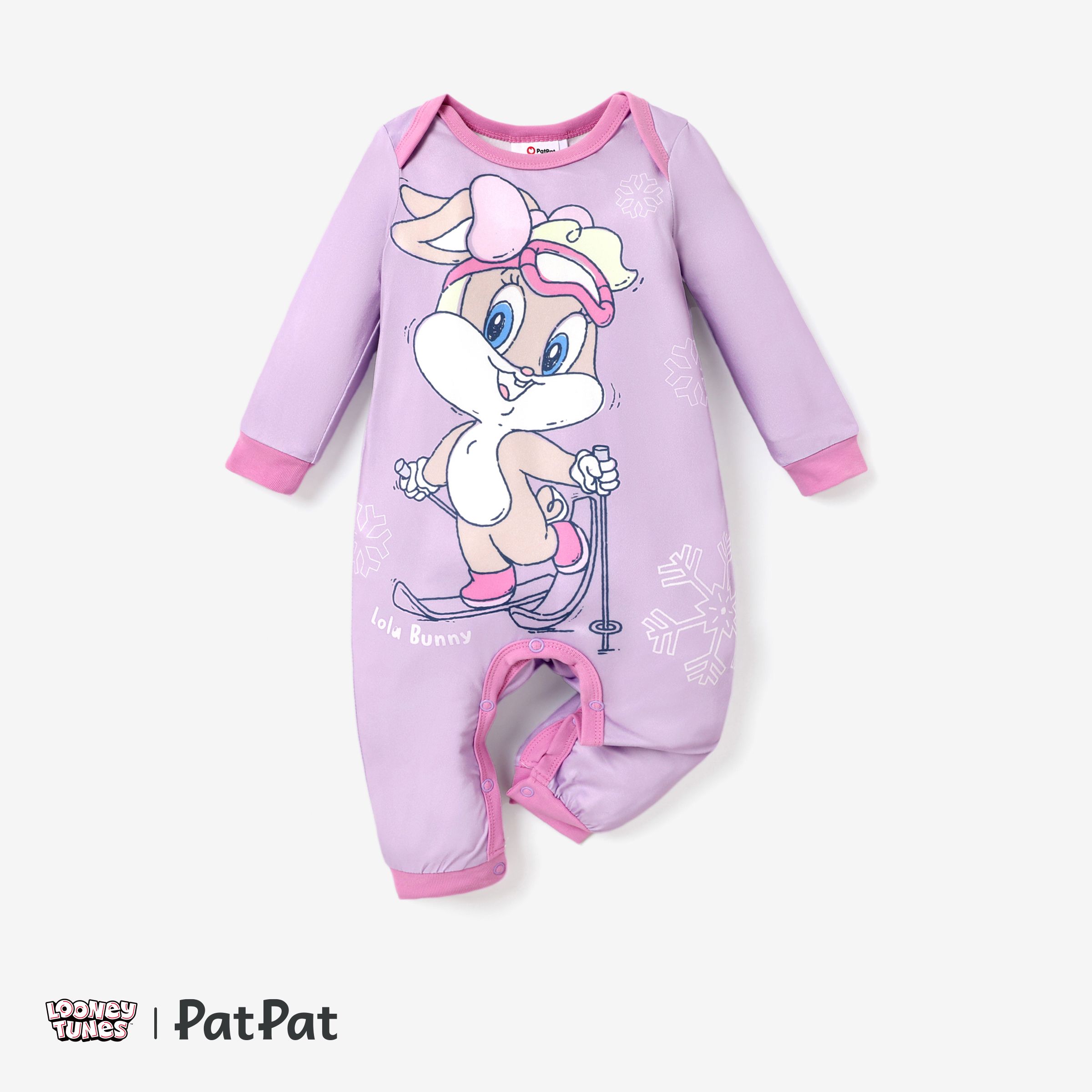 Looney Tunes Baby Boy/Girl Character Print Jumpsuit