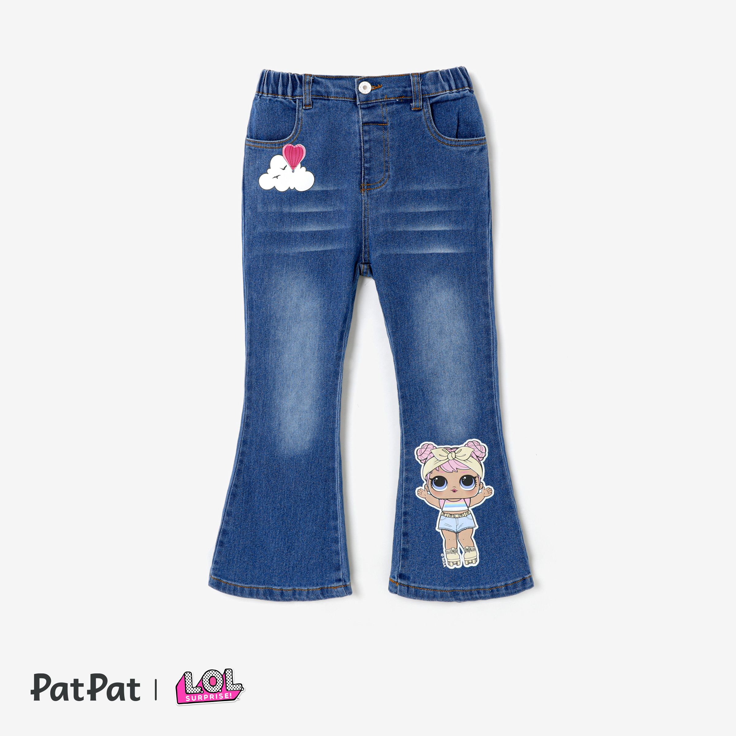 L.O.L. SURPRISE! Kid Girl Character Printed Denim Jeans
