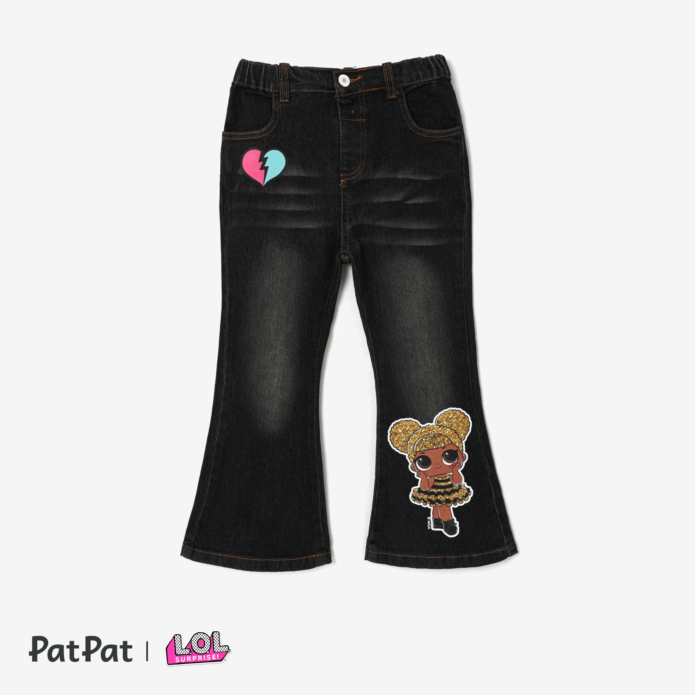 L.O.L. SURPRISE! Kid Girl Character Printed Denim Jeans