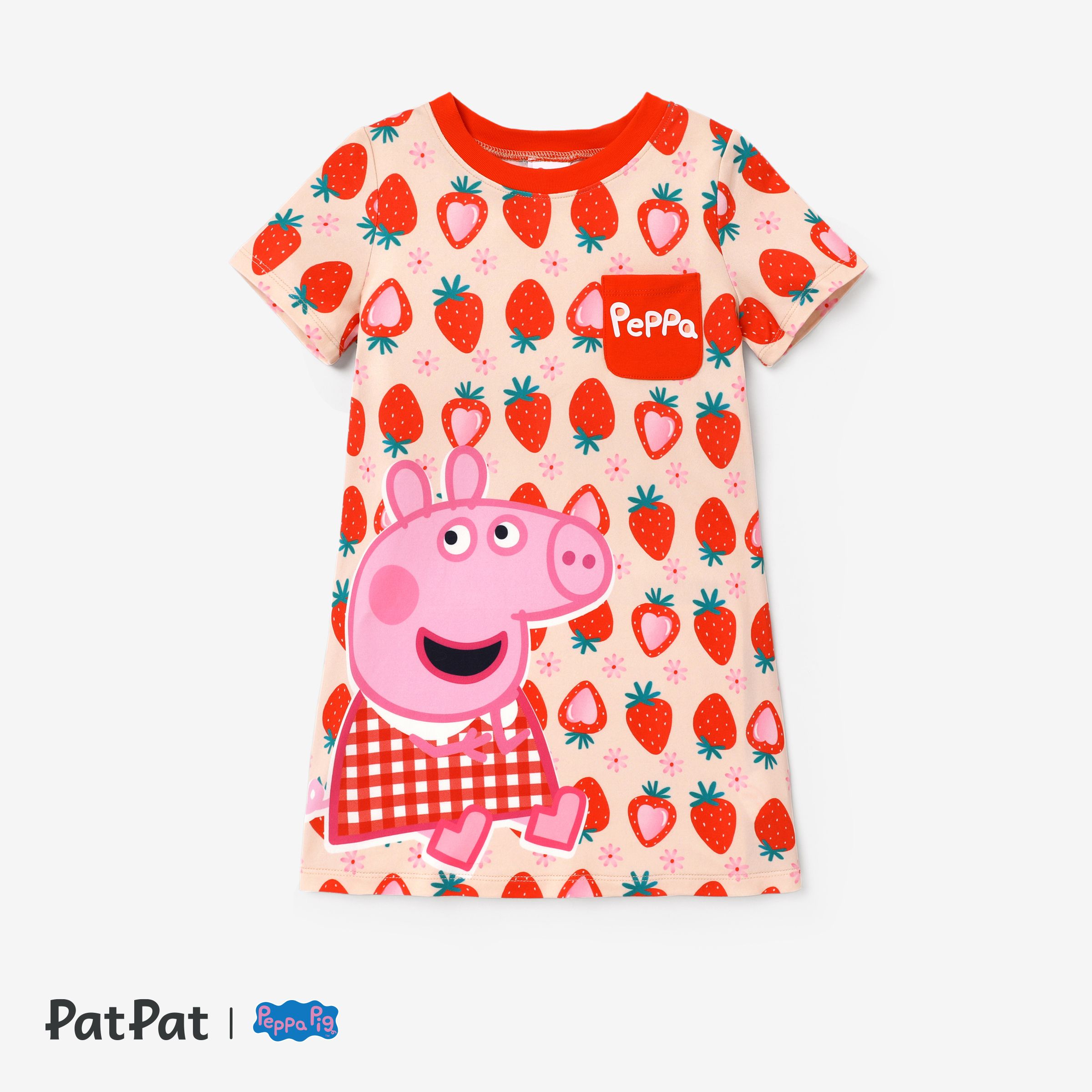 

Peppa Pig Toddler Girl Fruit Elements Watermelon Strawberry Dress