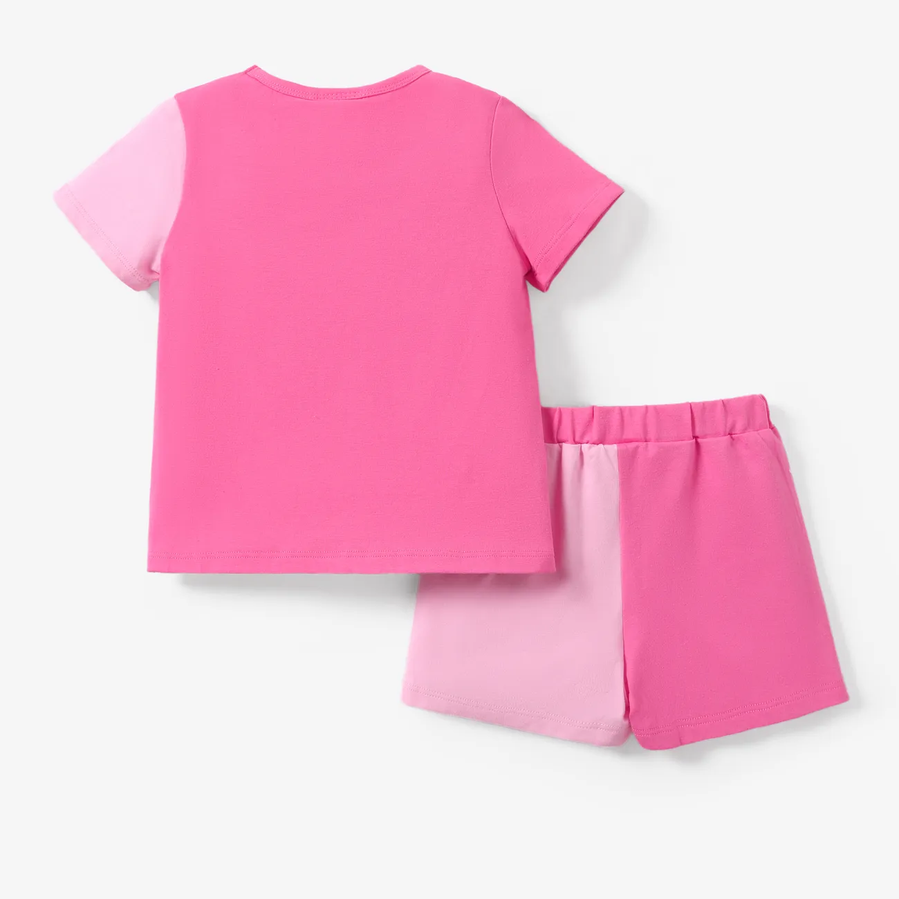 La Squadra dei Cuccioli 2 pezzi Bambino piccolo Unisex Cuciture in tessuto Infantile set di t-shirt Rosa big image 1