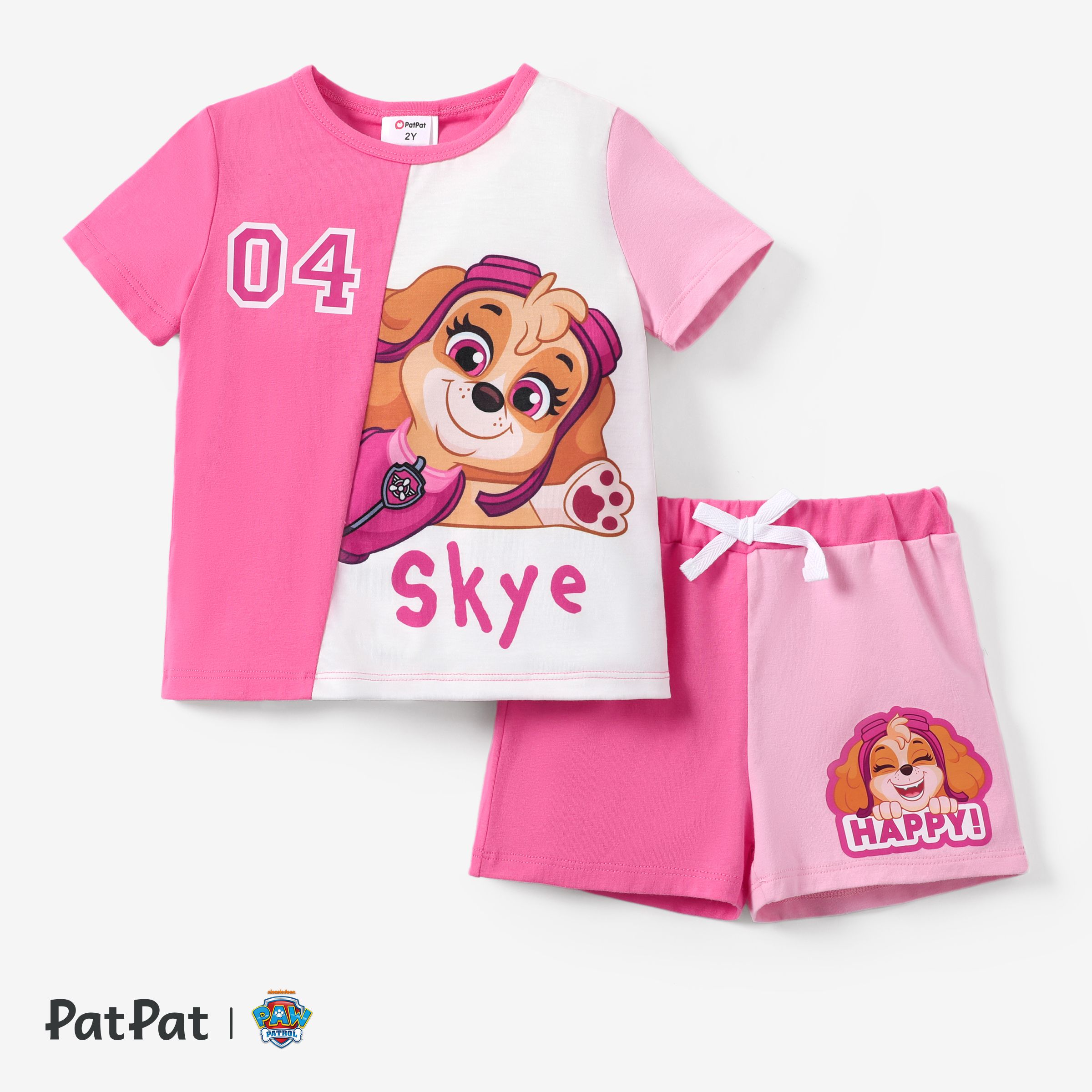 PAW Patrol 2pcs Toddler Boys/Girls Sporty Character Print Set