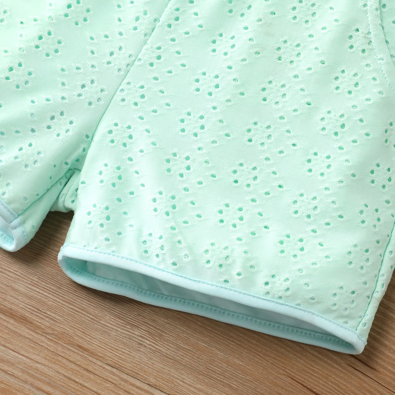 Kid Girl's Regular Basic Solid Color Holiday Sweatpants Mintblue big image 1