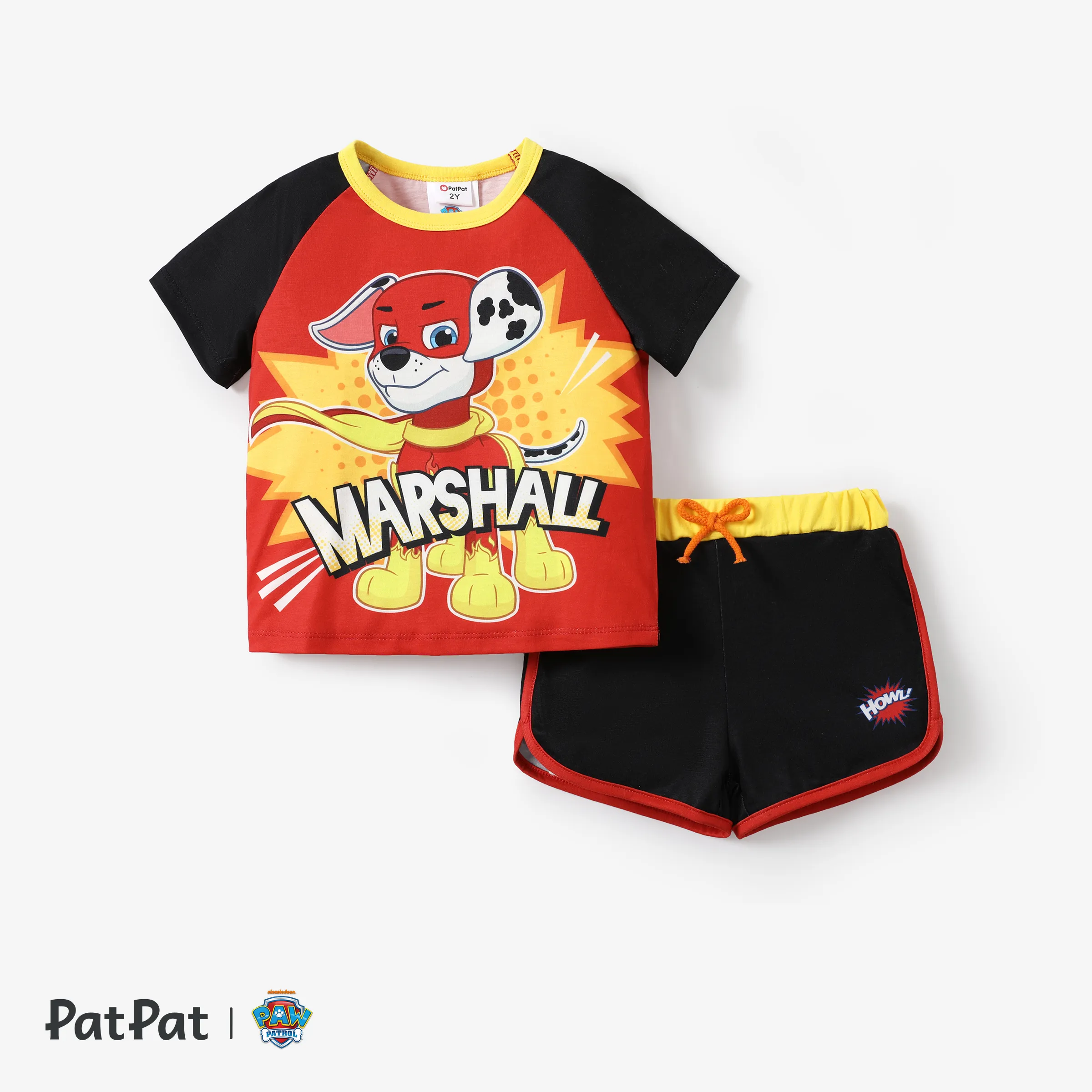 PAW Patrol 2pcs Toddler Boys/Girls Sporty Character Doodle Art Set Black