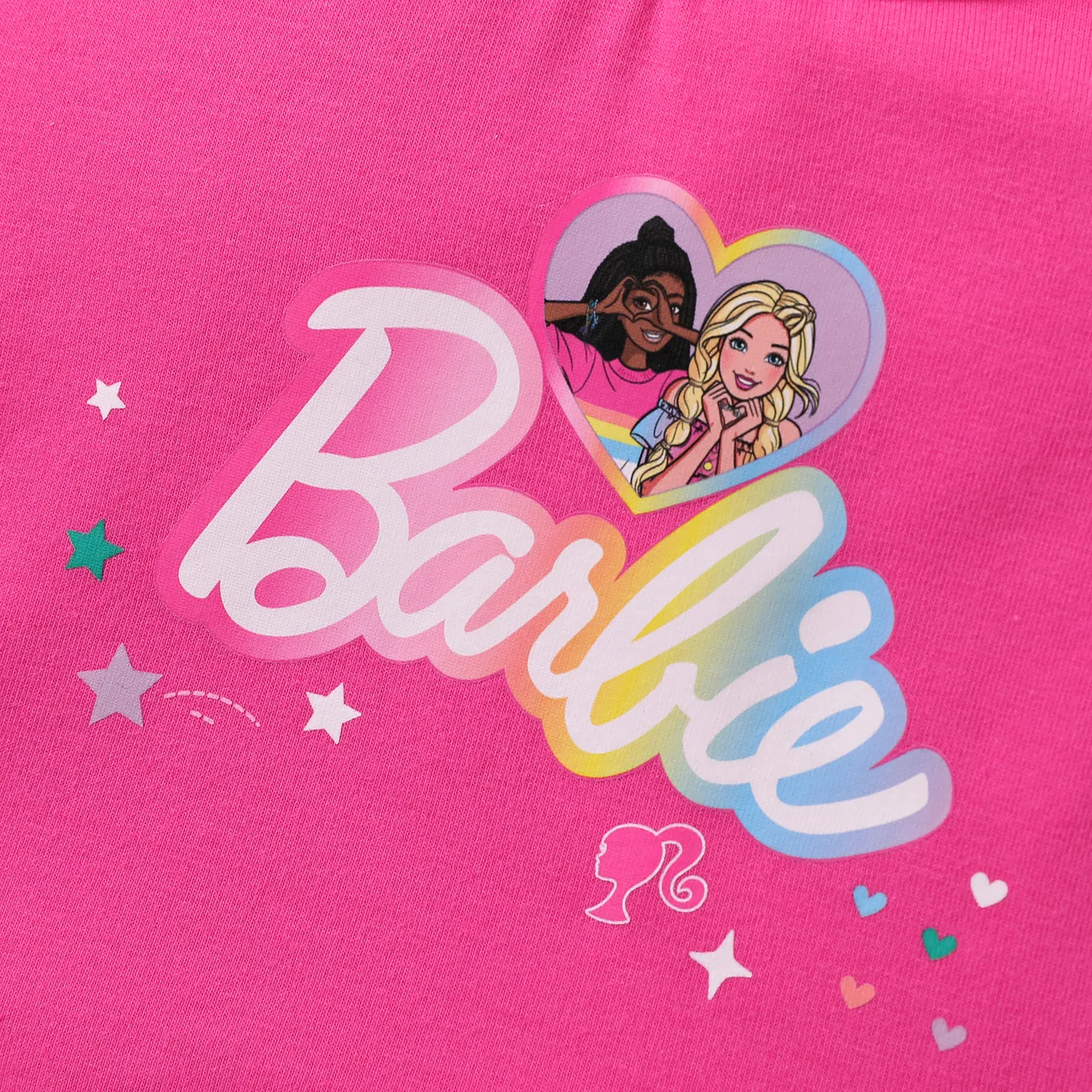Barbie Mädchen Süß T-Shirts Rosa big image 1
