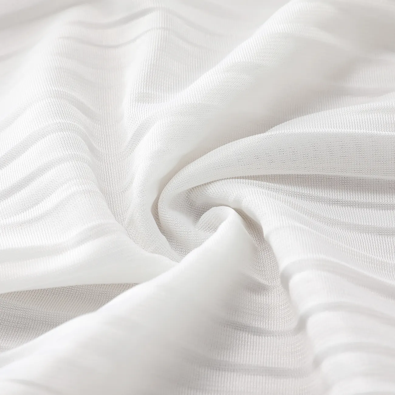 Sweet Girl Pantalones Casuales Sueltos en Color Sólido, 100% Poliéster, 1pc Blanco big image 1