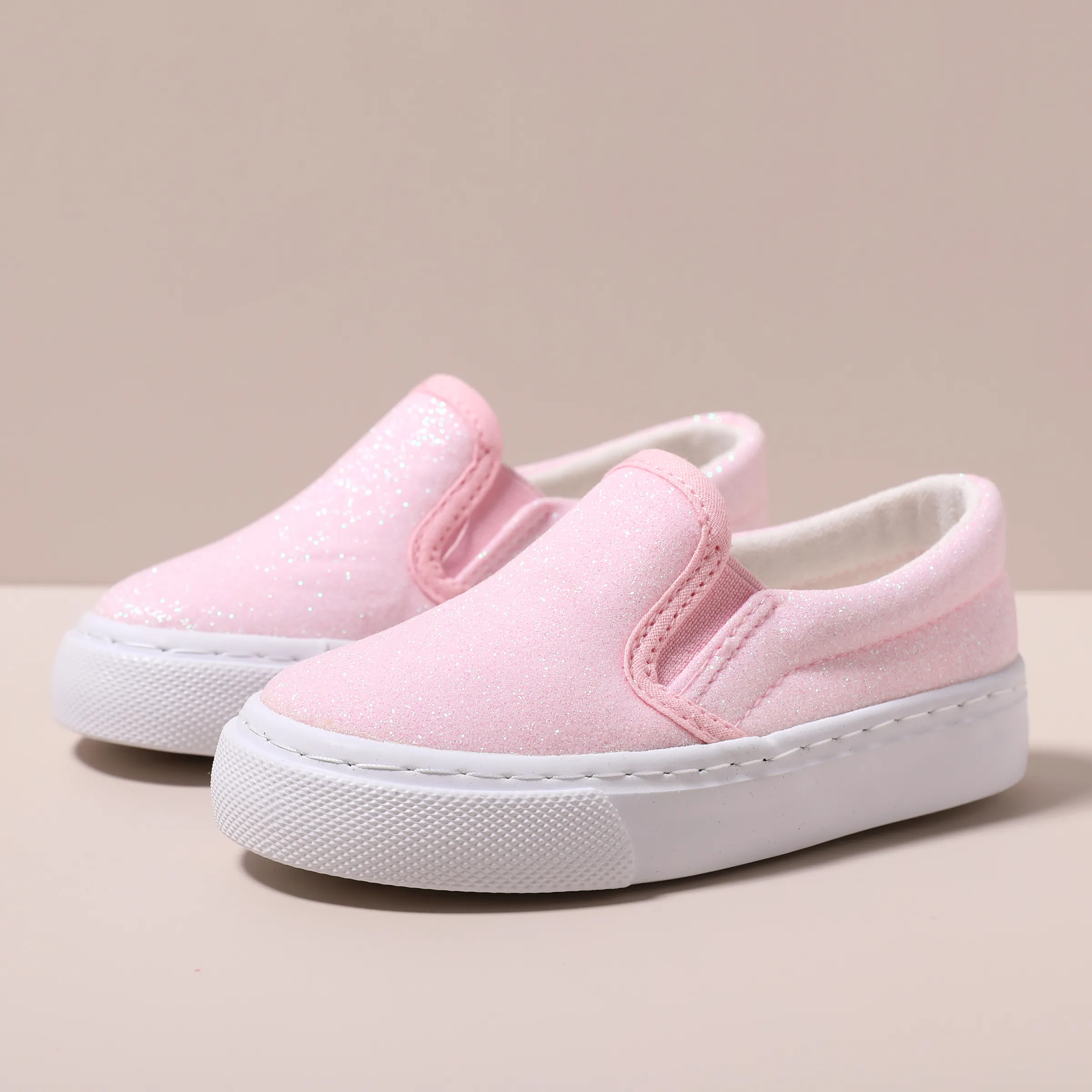 Enfant En Bas âge/Enfants Fille Casual Solide Slip-on Glitter Chaussures