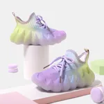 小童 大童 中性 運動 純色 運動鞋 紫色