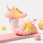 小童 大童 中性 運動 純色 運動鞋 粉色