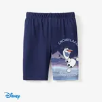 Disney Frozen Elsa/Anna/Olaf 1pc Pequeña Niña Personaje Estampado Bowknot Camiseta sin mangas/leggings
 azul tibetano