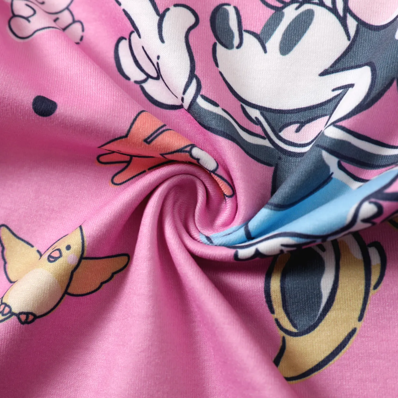Disney Mickey and Friends Baby Unisex Kindlich Kurzärmelig Baby-Overalls rosa big image 1