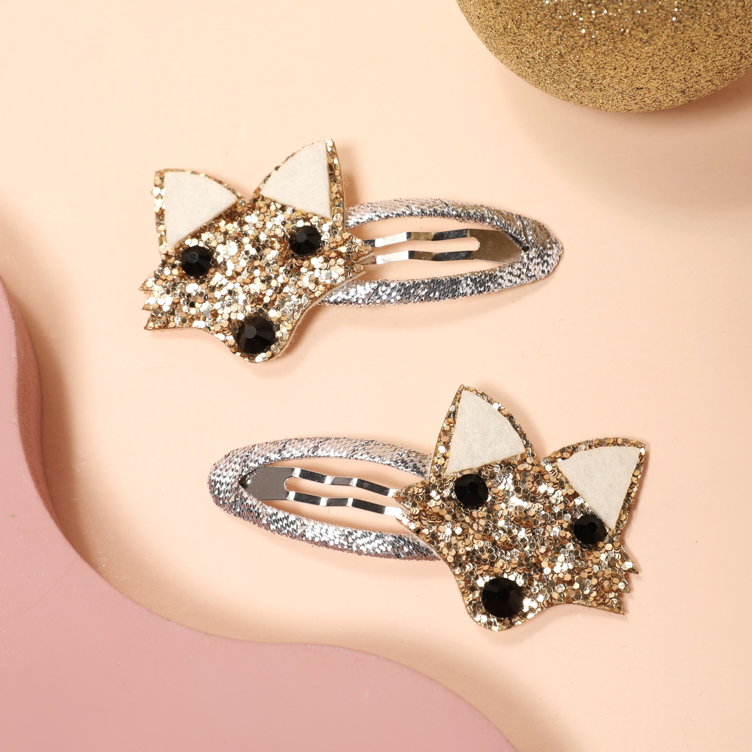

2-pack Toddler/kids Girl Cartoon Animal Hair Clips