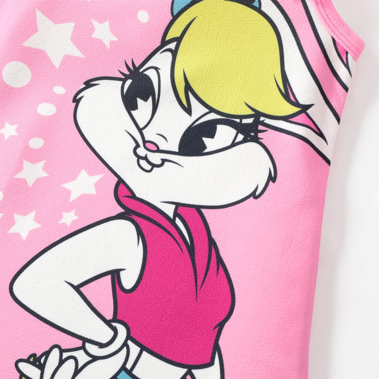 Looney Tunes Ostern Kleinkinder Mädchen Stoffnähte Kindlich Kleider rosa big image 1