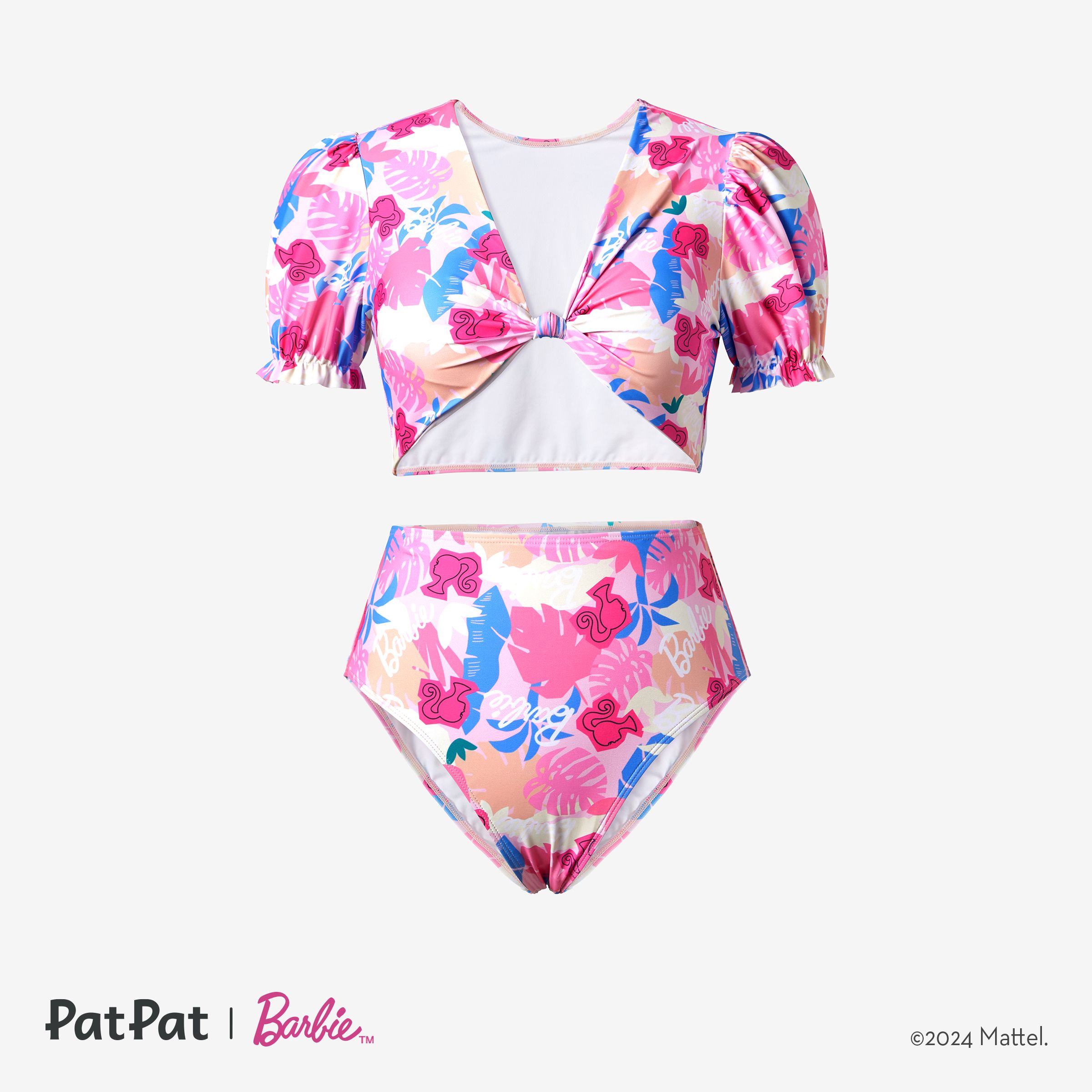 

Barbie Mommy and Me 2pcs Floral Allover Print Swimsuit