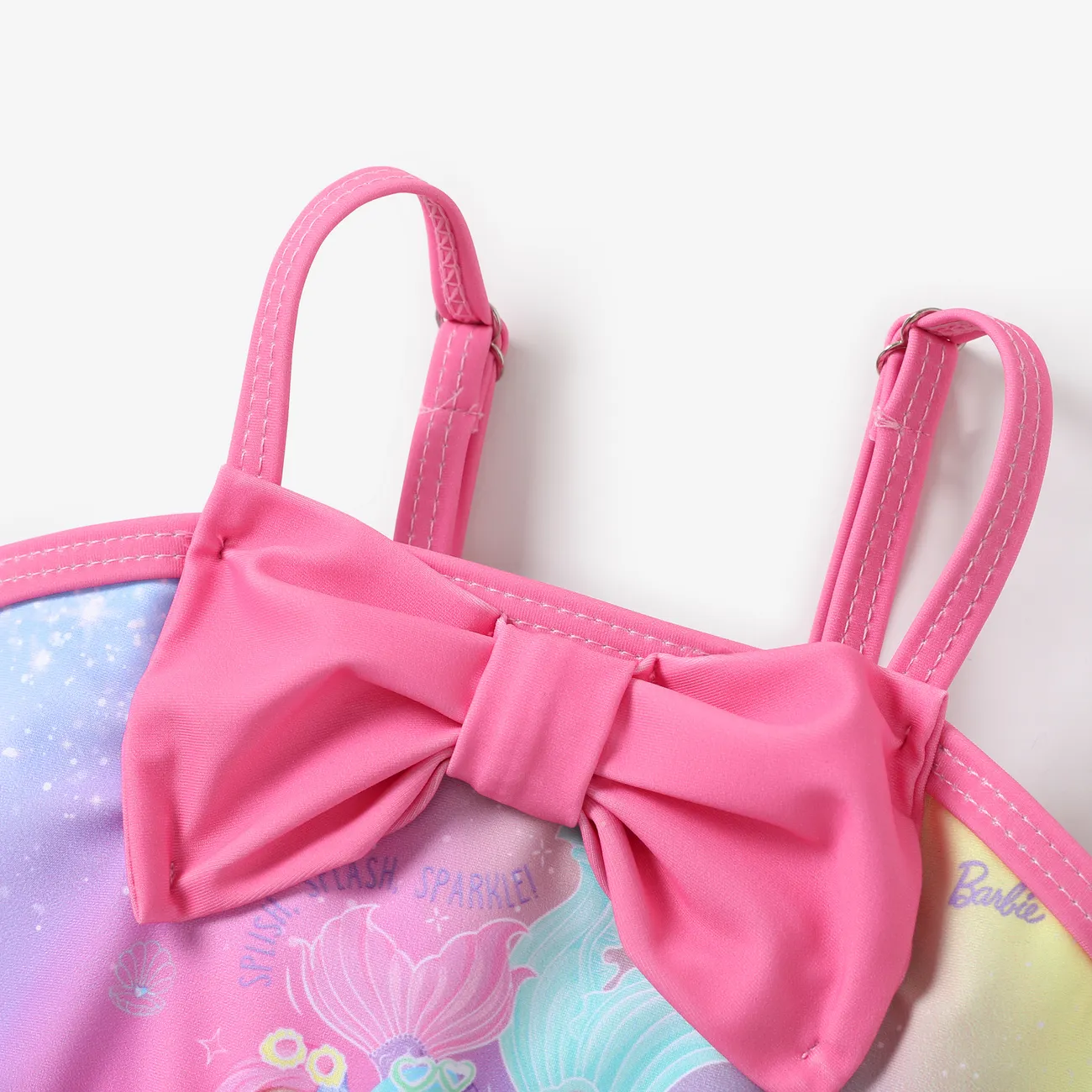Barbie Menina Hipertátil/3D Infantil Fatos de banho Multicolorido big image 1
