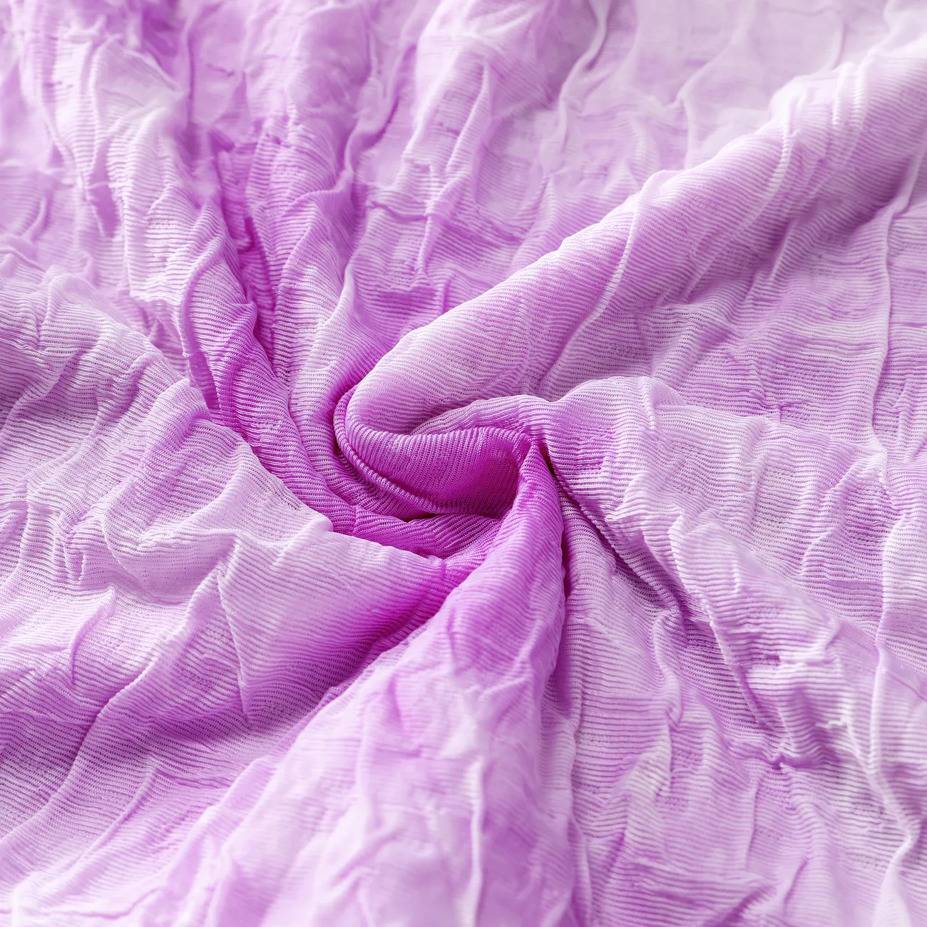 Kid Girl Sweet Tie-Dyed Dress  Purple big image 1