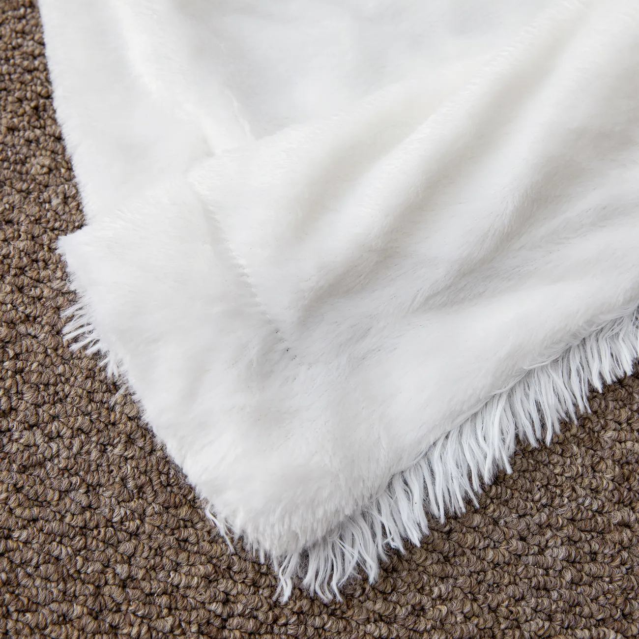 Premium weiße PV-Fleece-Decke - ultraweich, strapazierfähig, maschinenwaschbar - perfekt für Wohnkomfort und stilvolle Dekoration weiß big image 1