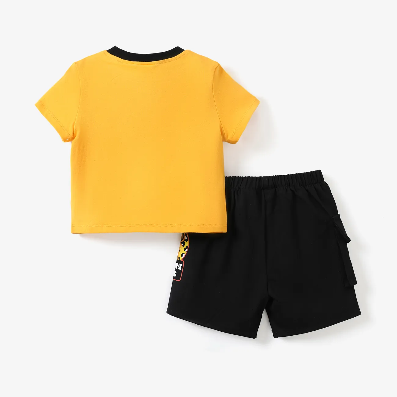 Disney Rei Leão Criança Menino Bolso cosido Infantil conjuntos de camisetas gengibre-2 big image 1