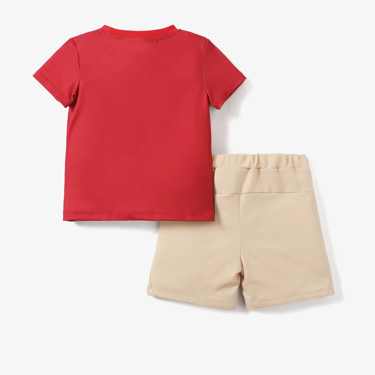 Disney Rei Leão 2 unidades Criança Menino Infantil conjuntos de camisetas Vermelho big image 1