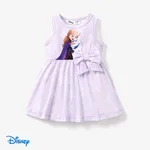 迪士尼冰雪奇緣艾爾莎/安娜/奧拉夫 1 件件幼兒女孩角色印花蝴蝶結背心/緊身褲
 淺紫