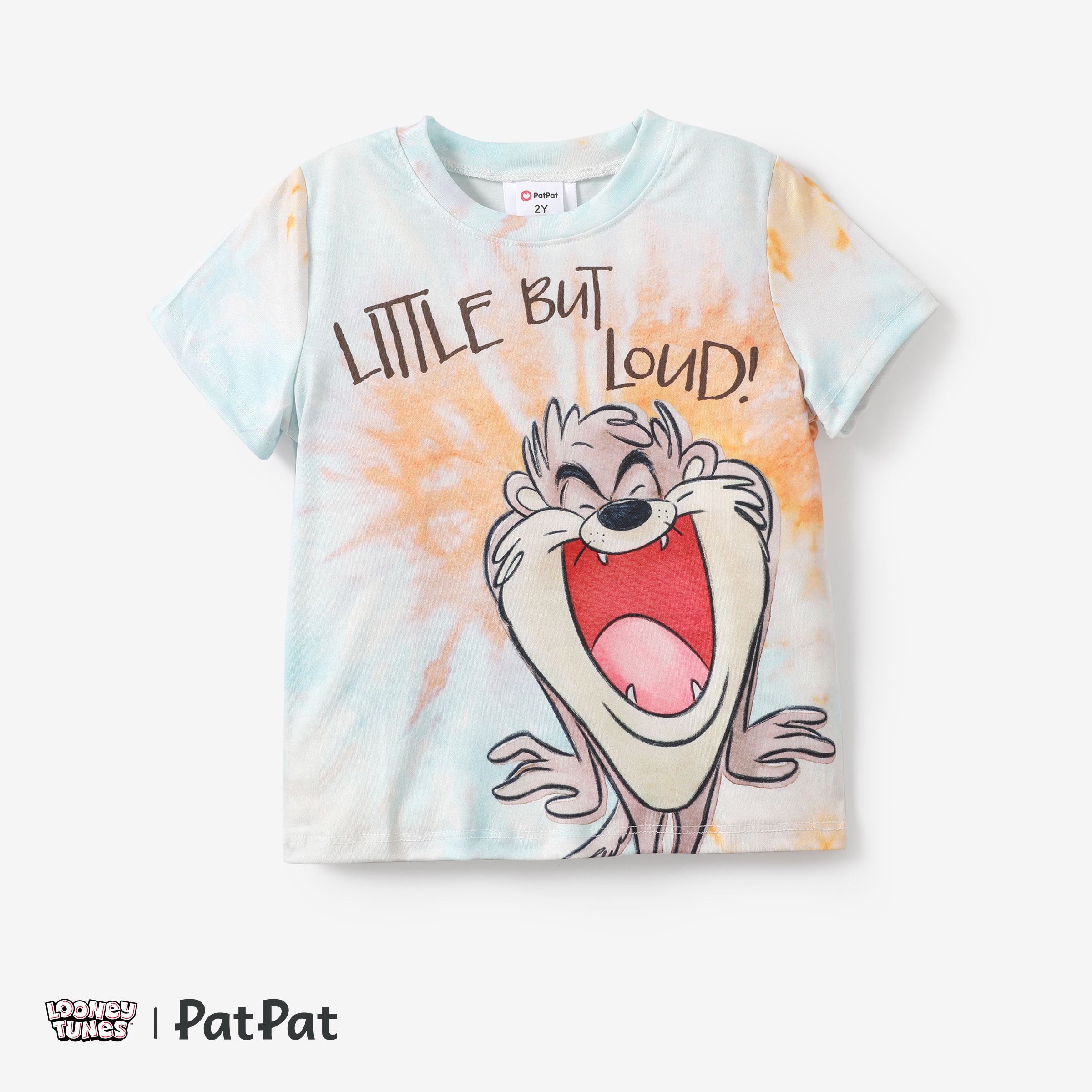 Looney Tunes 1pc Toddler Boys/Girls  Character Tie-Dye Print T-shirt