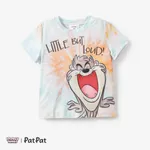 Looney Tunes 1pc Toddler Boys/Girls  Character Tie-Dye Print T-shirt
 Orange
